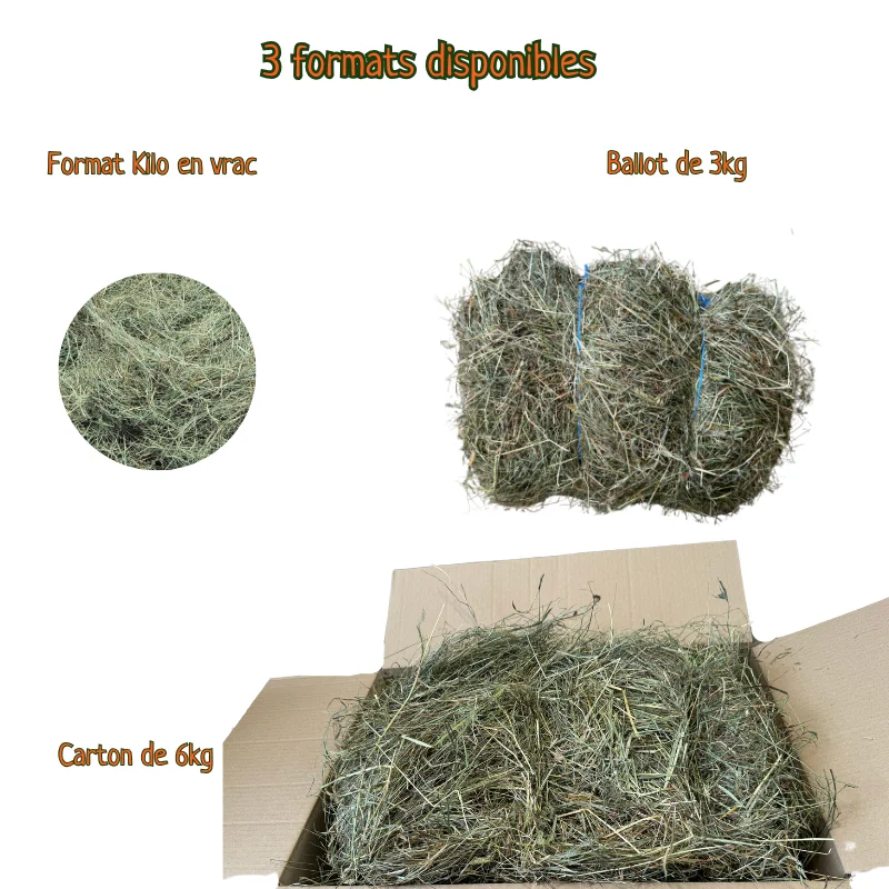 Conditionnement du foin de prairie du Cambraisis